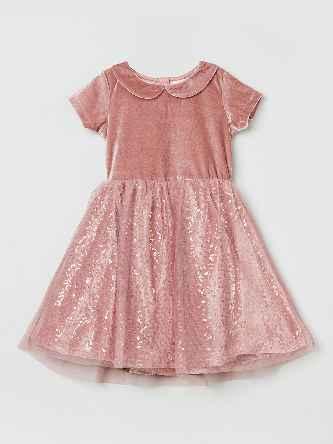 

max Pink Peter Pan Collar Dress