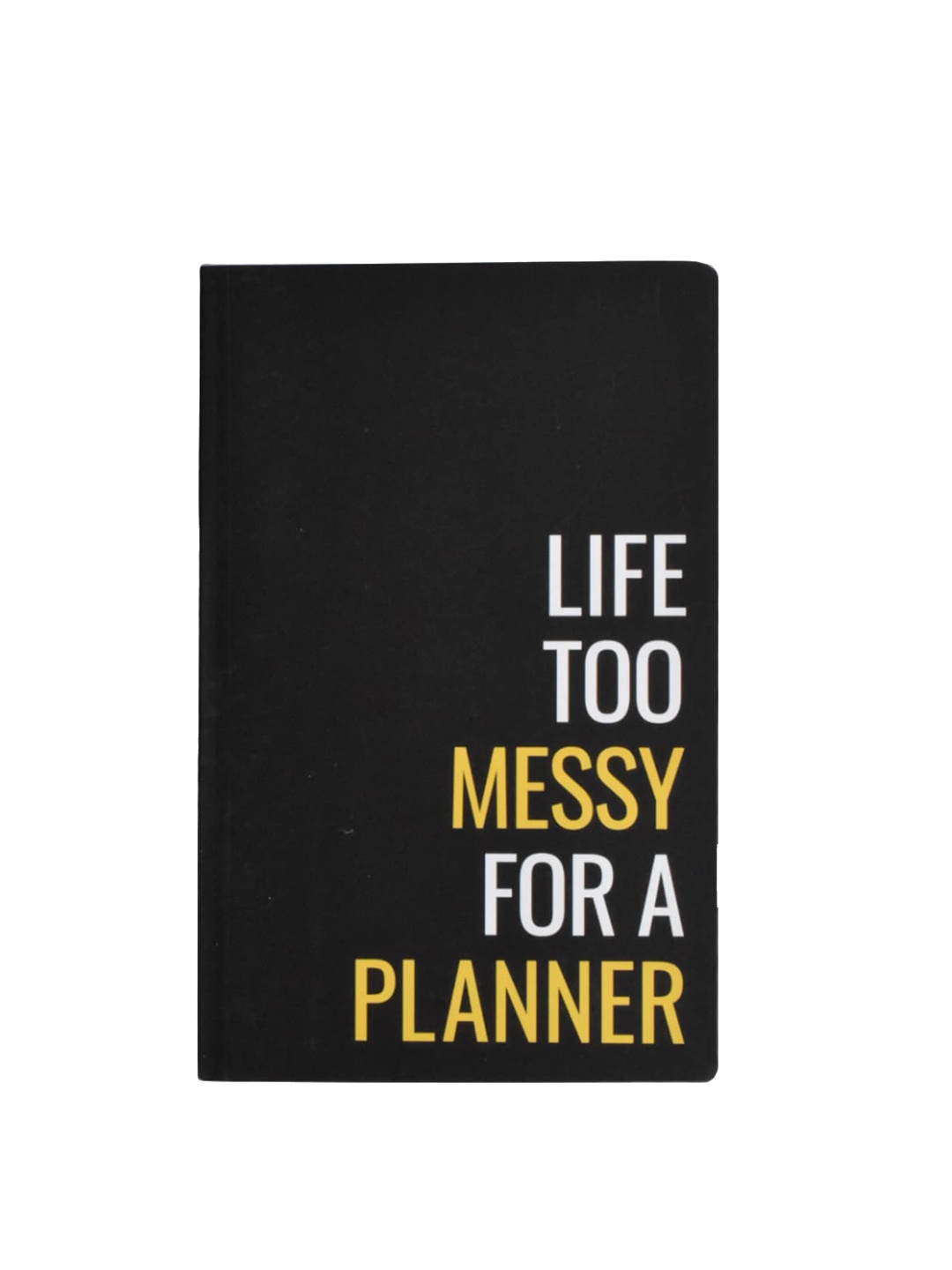 

Bewakoof Black & Yellow Planner Soft Bound Printed Notebook