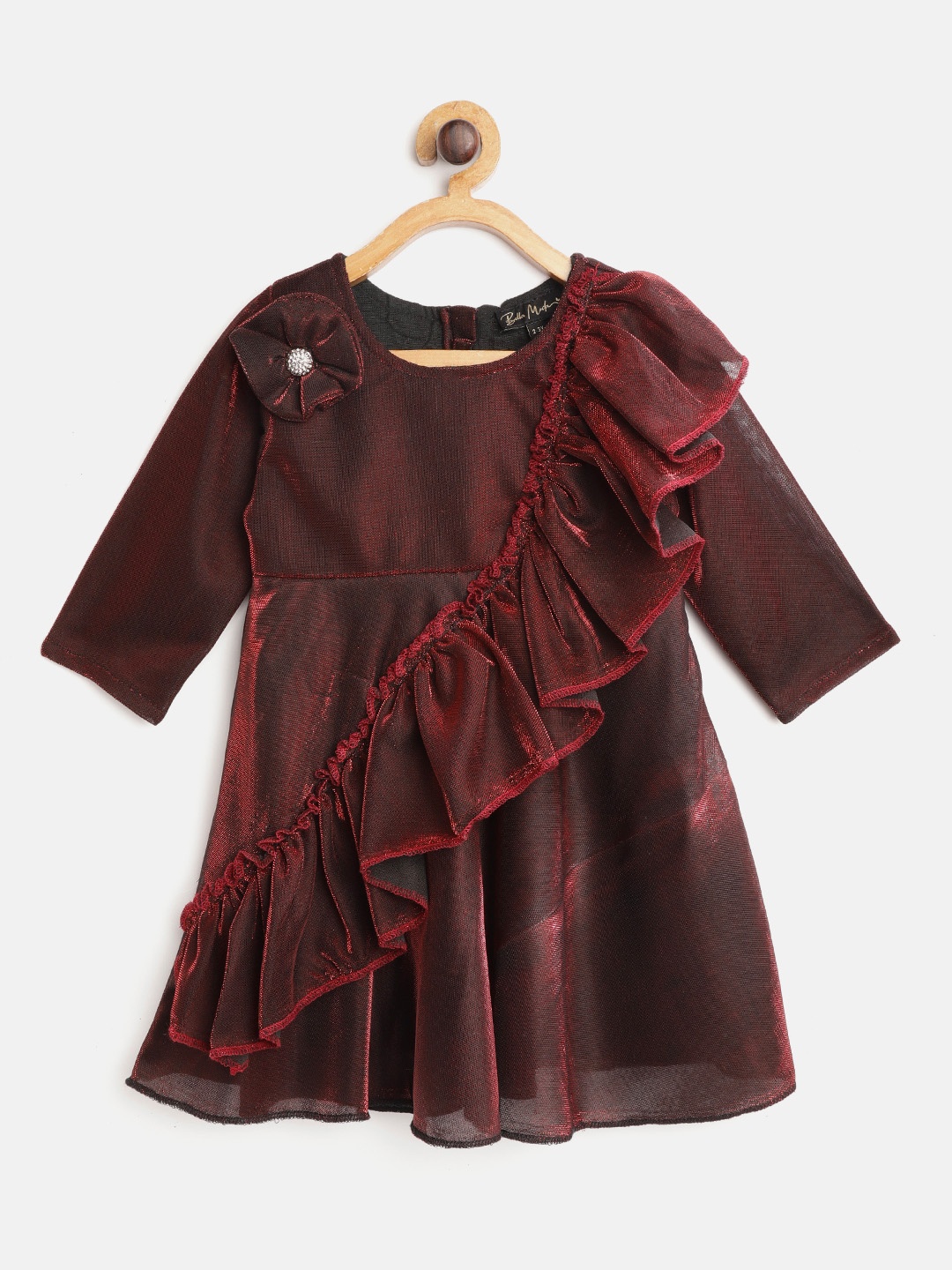 

Bella Moda Red Fit and Flare Dress