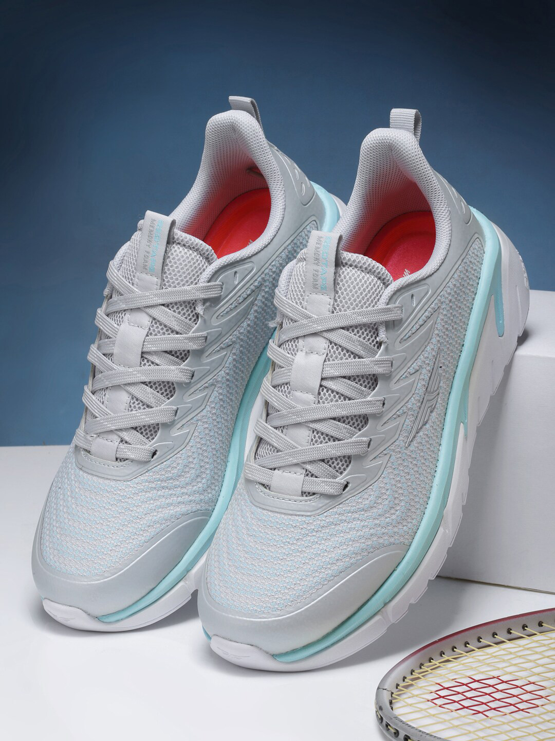 

Red Tape Women Grey Mesh Walking Shoes