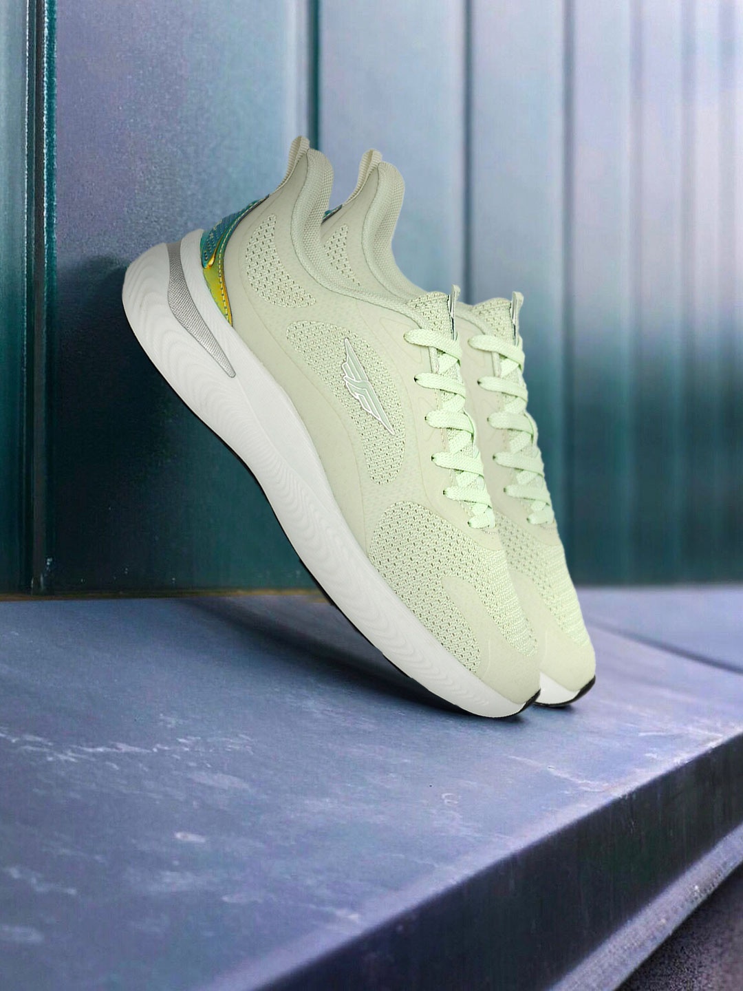 

Red Tape Women Green Mesh Walking Shoes