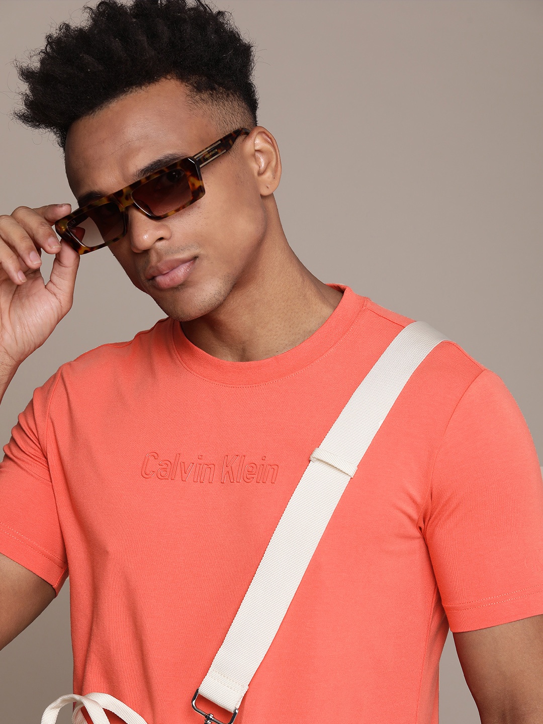 

Calvin Klein Jeans Slim Fit T-shirt, Red