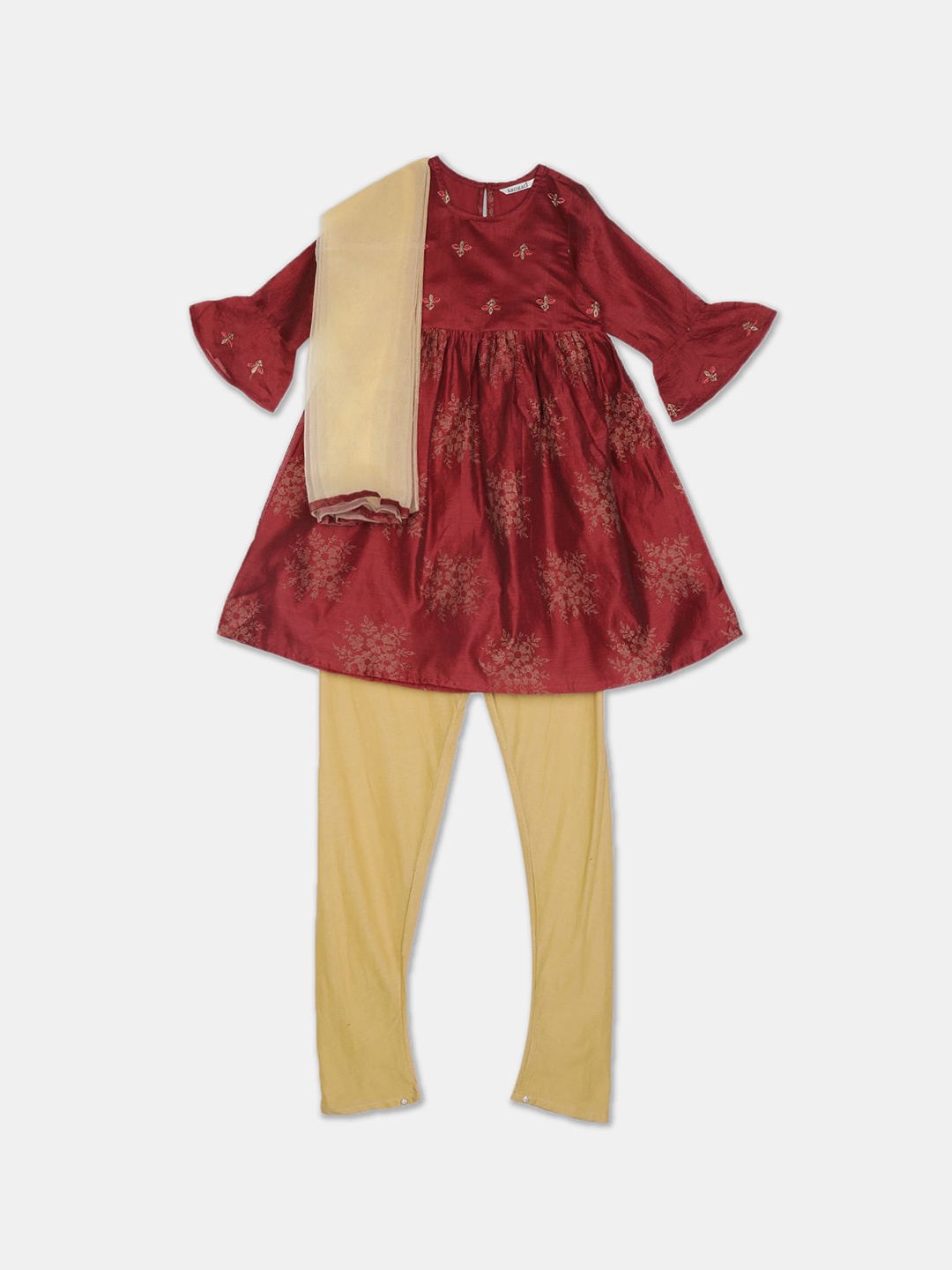 

Karigari Girls Assorted Embellished Top with Leggings