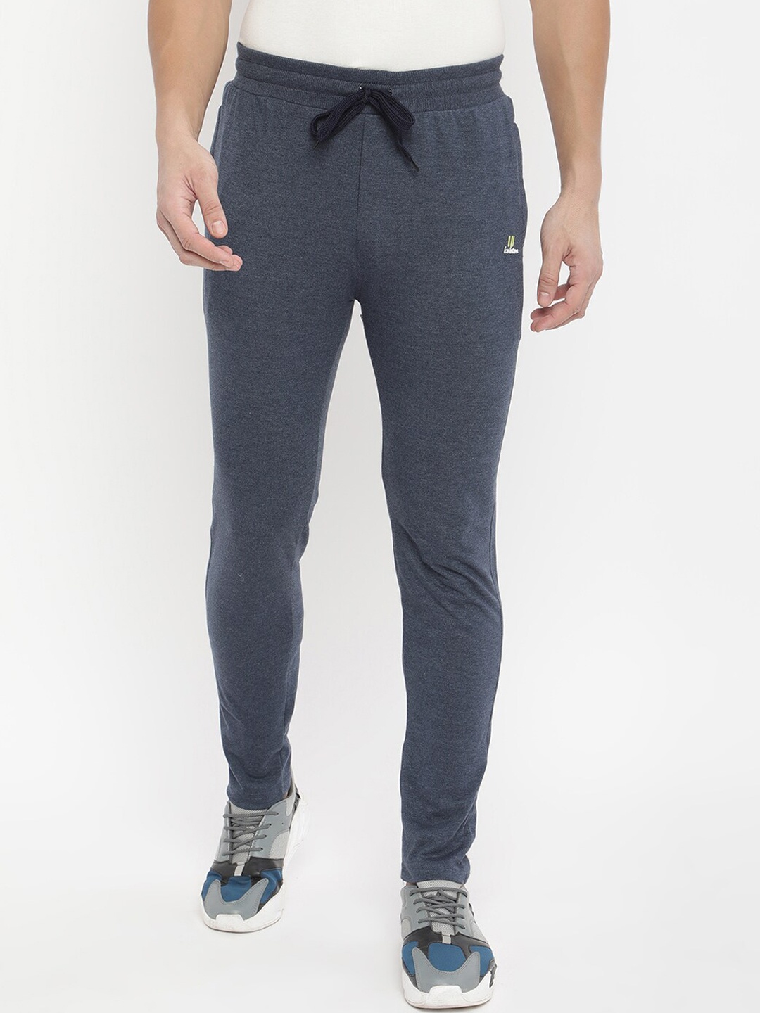 

V2 Value & Variety Men Navy Blue Solid Cotton Track Pants