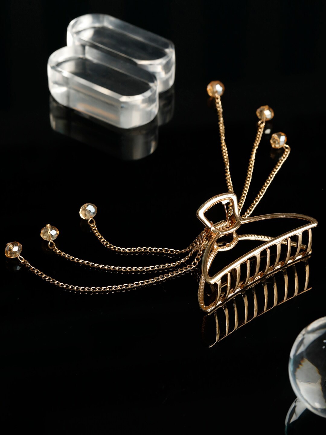 

PRITA Women Gold-Toned Claw Clip