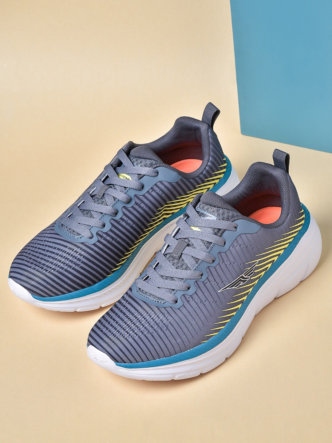 

Red Tape Men Grey Mesh Walking Shoes