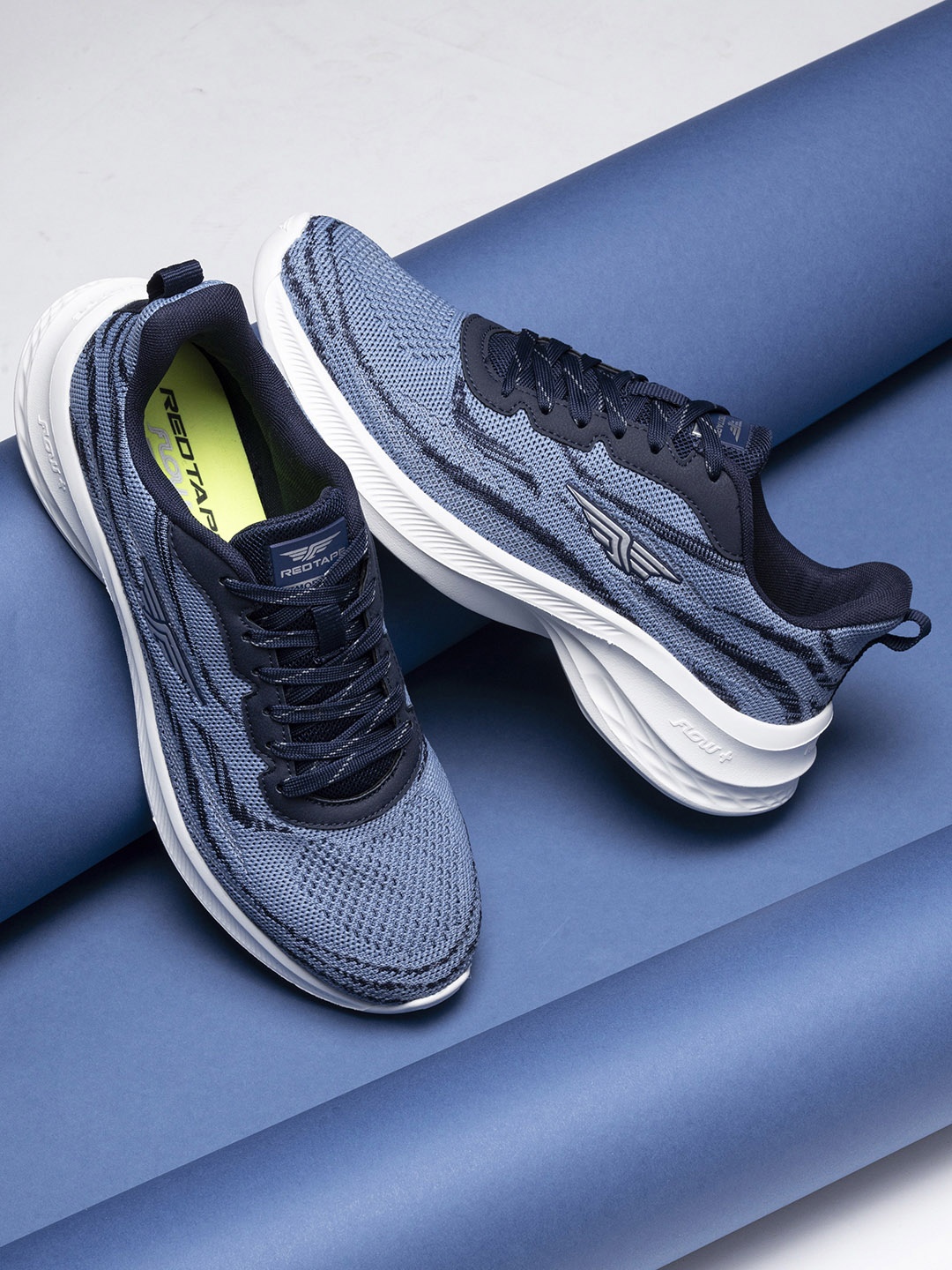 

Red Tape Men Navy Blue Mesh Walking Shoes