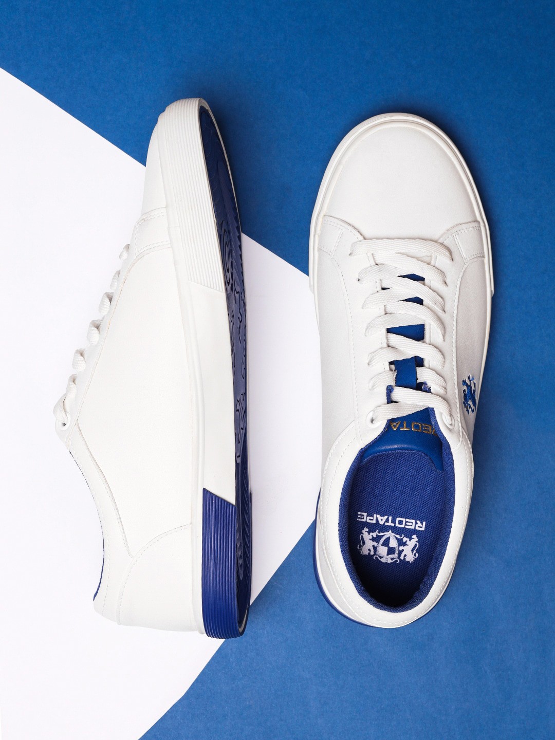 

Red Tape Men White Printed Sneakers