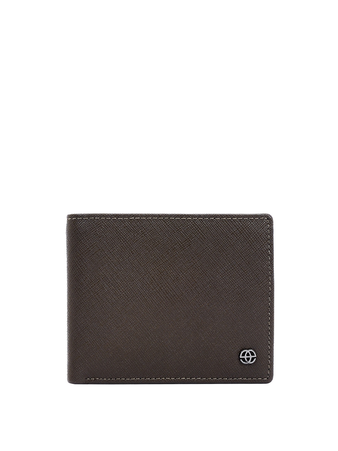 

Eske Textured Two Fold Wallet, Brown