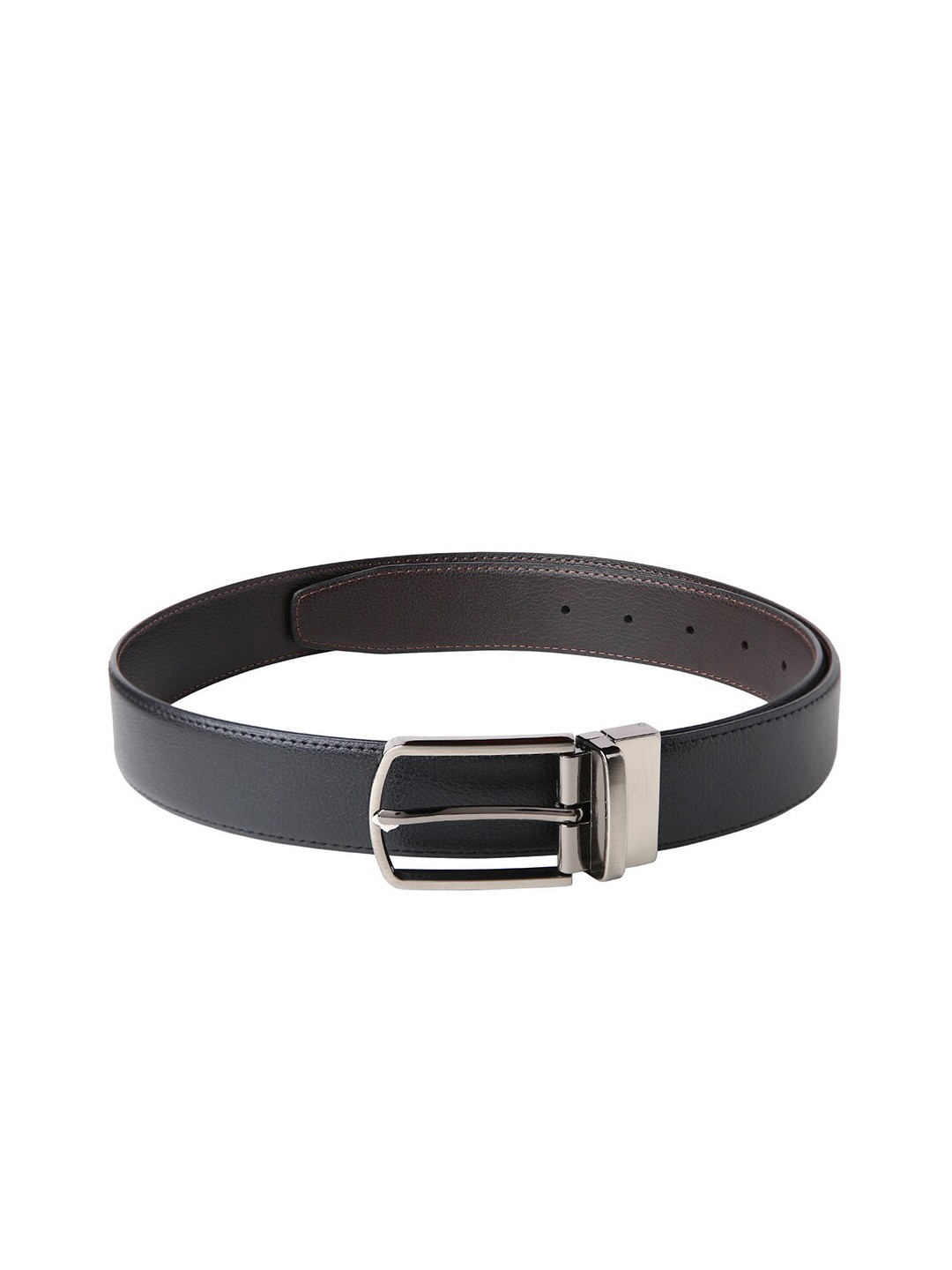 

CRUSSET Men Black Formal Belt