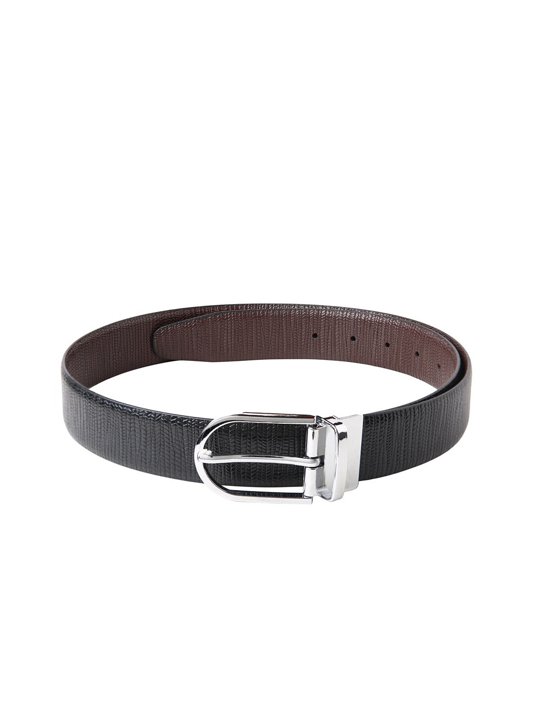 

CRUSSET Men Black Formal Belt