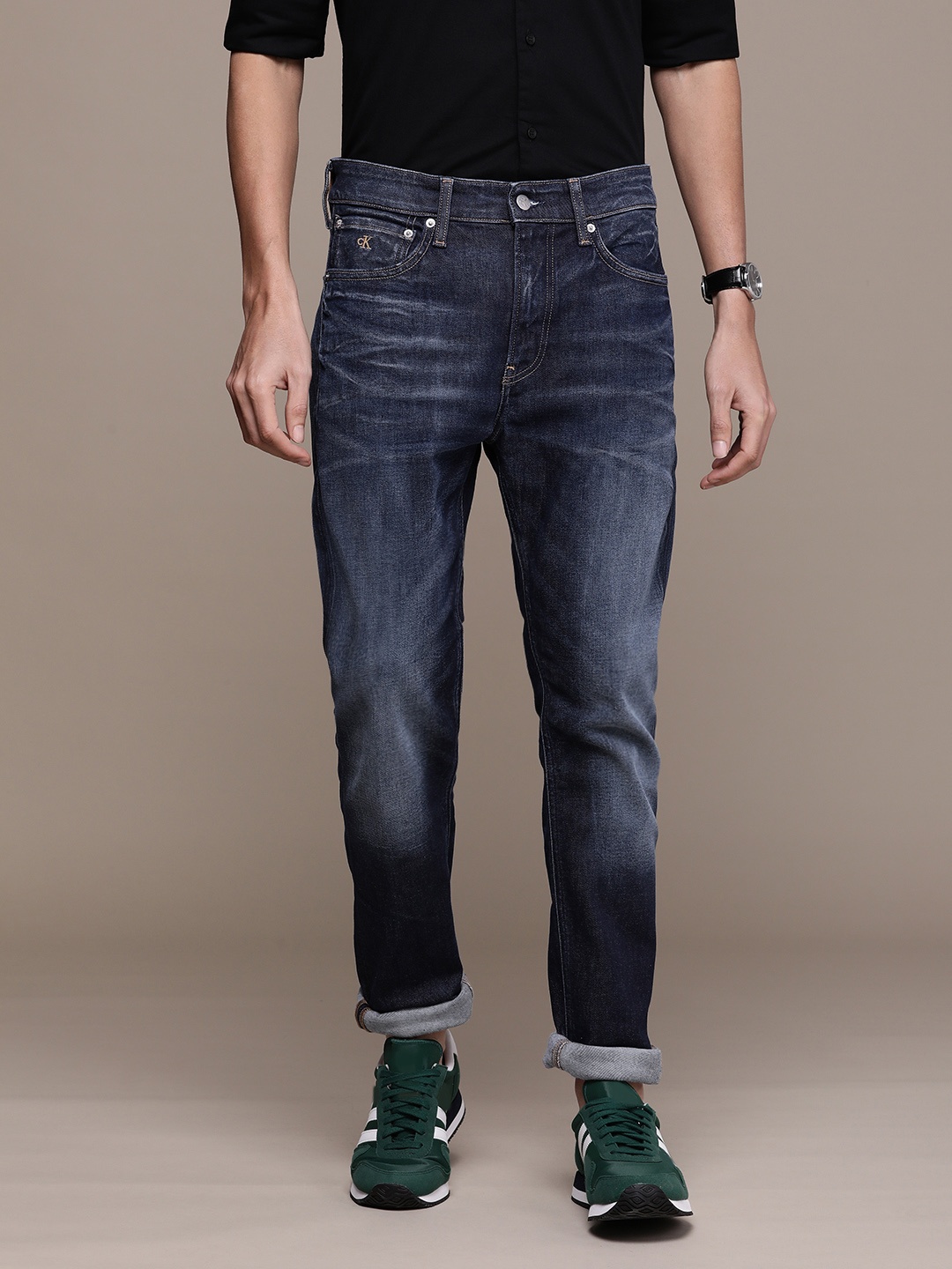 

Calvin Klein Jeans Men Straight Fit Jeans, Navy blue