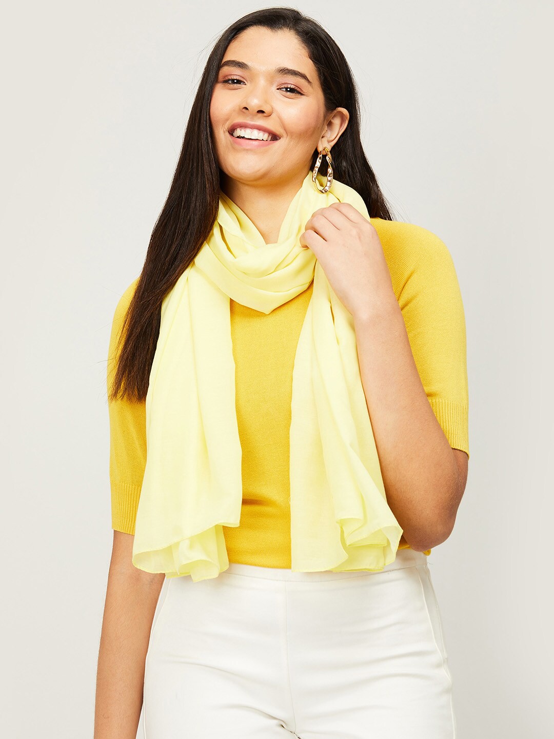 

Ginger by Lifestyle Women Yellow Stole