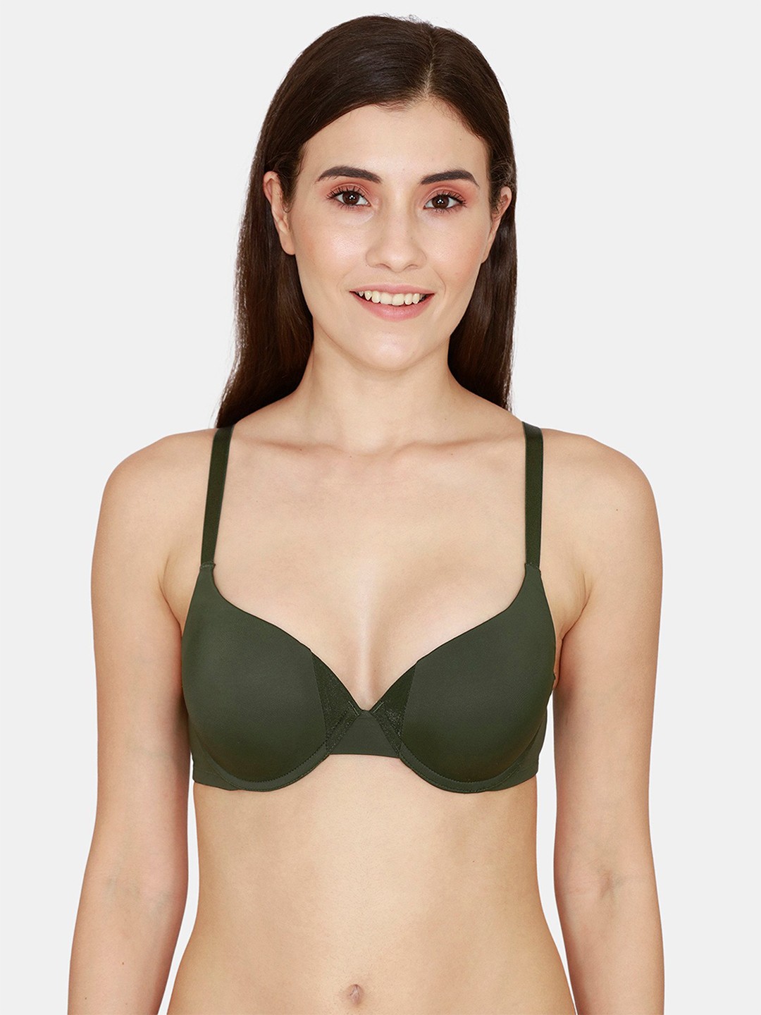 

Zivame Green Bra Underwired Lightly Padded