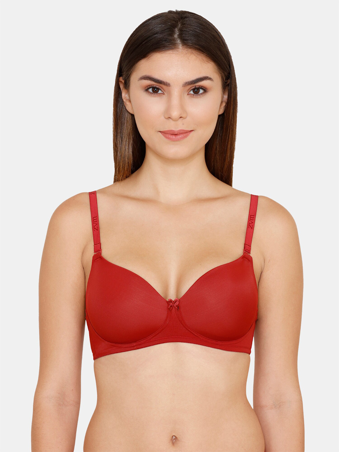 

Zivame Red Bra Lightly Padded