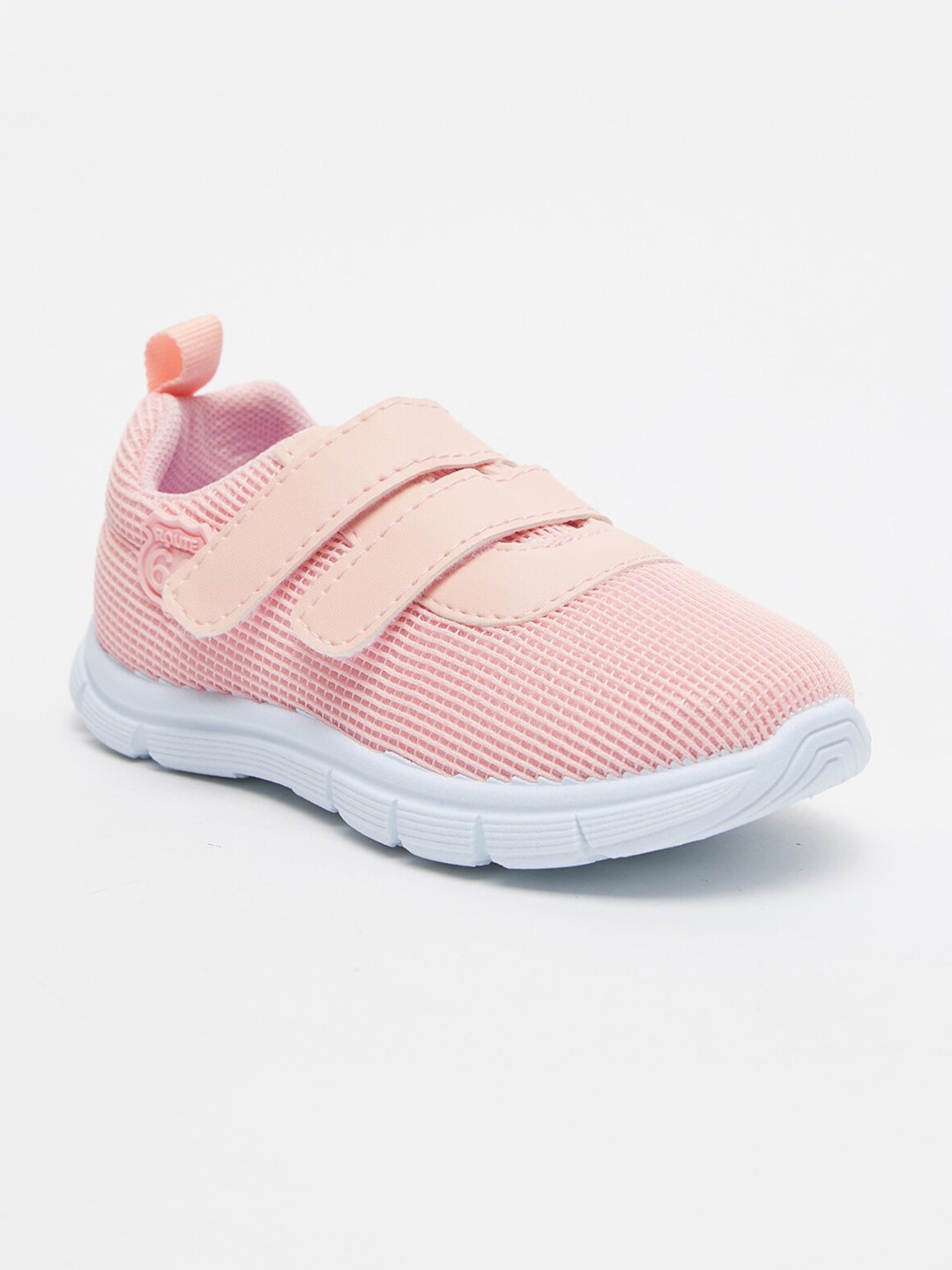 

shoexpress Girls Pink Textile Walking Non-Marking Shoes