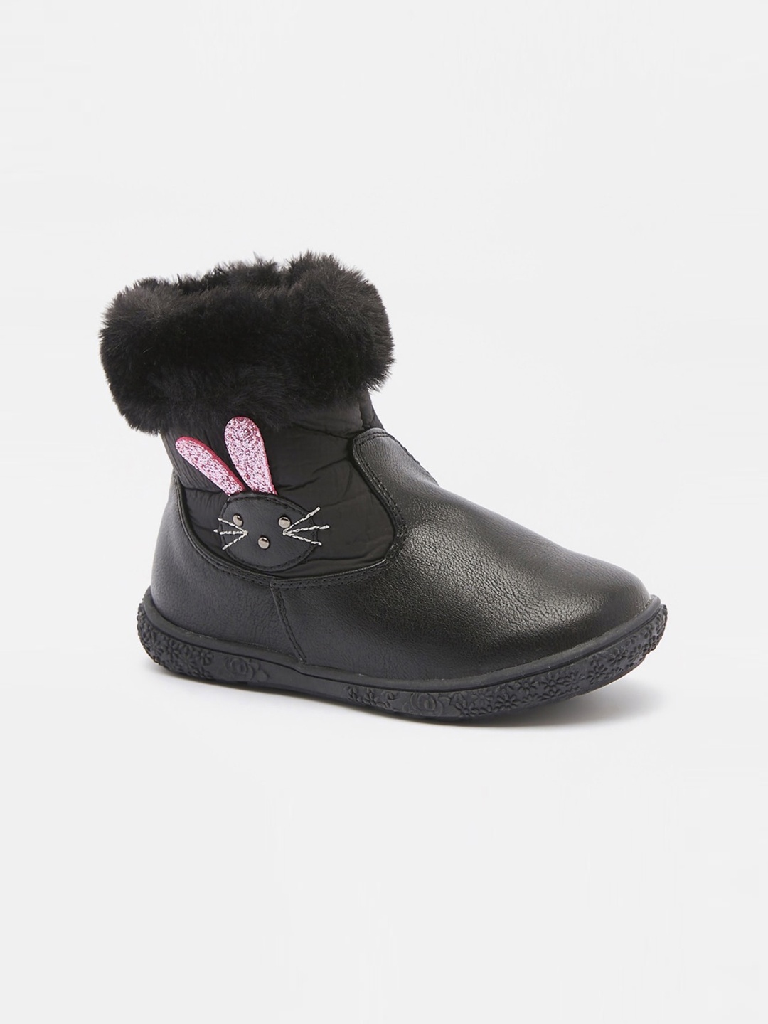 

shoexpress Girls Black Flat Boots