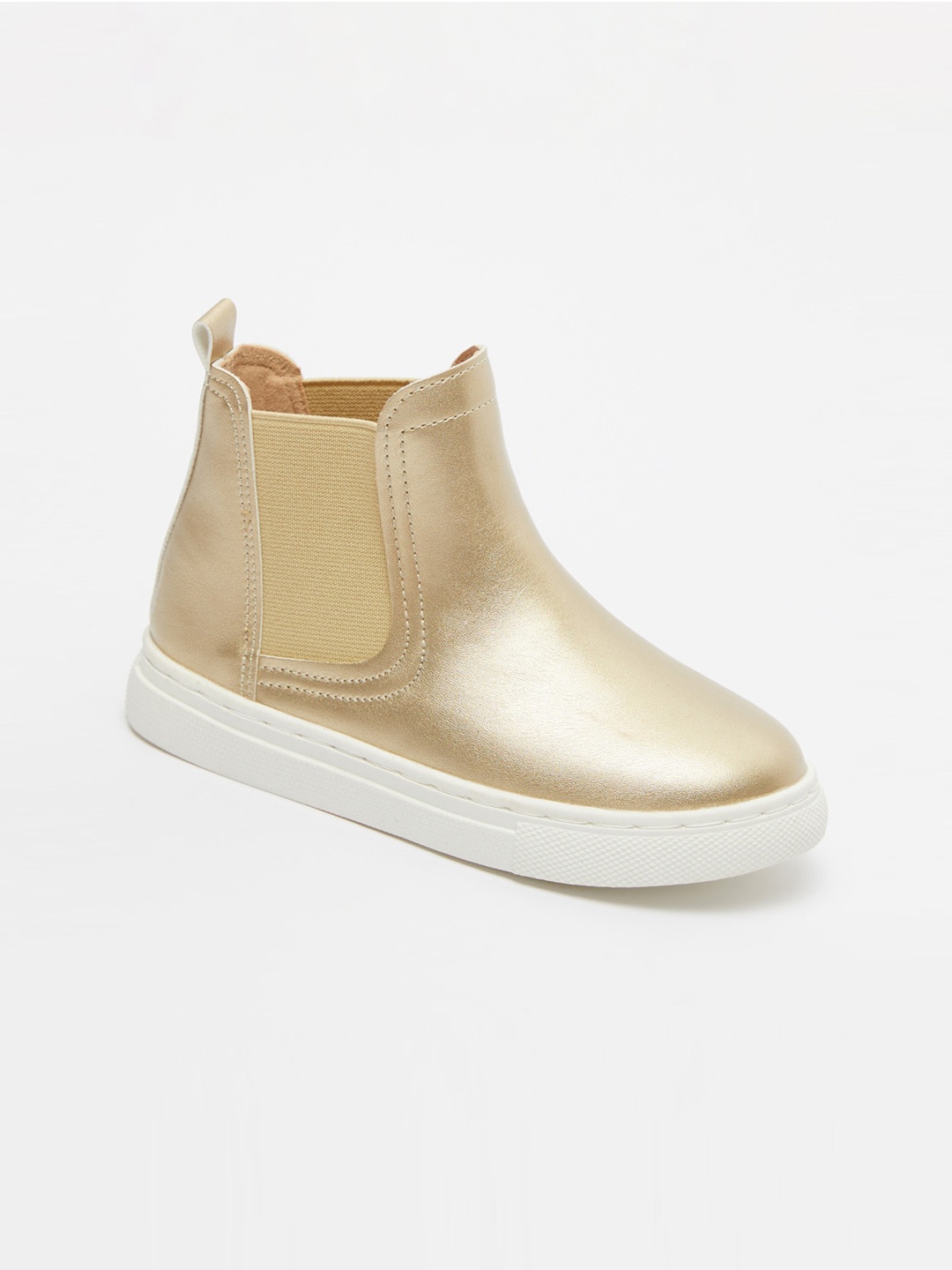 

shoexpress Girls Gold-Toned Flat Boots