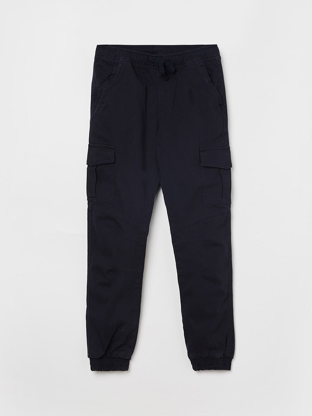 

Fame Forever by Lifestyle Boys Navy Blue Solid Cotton Joggers