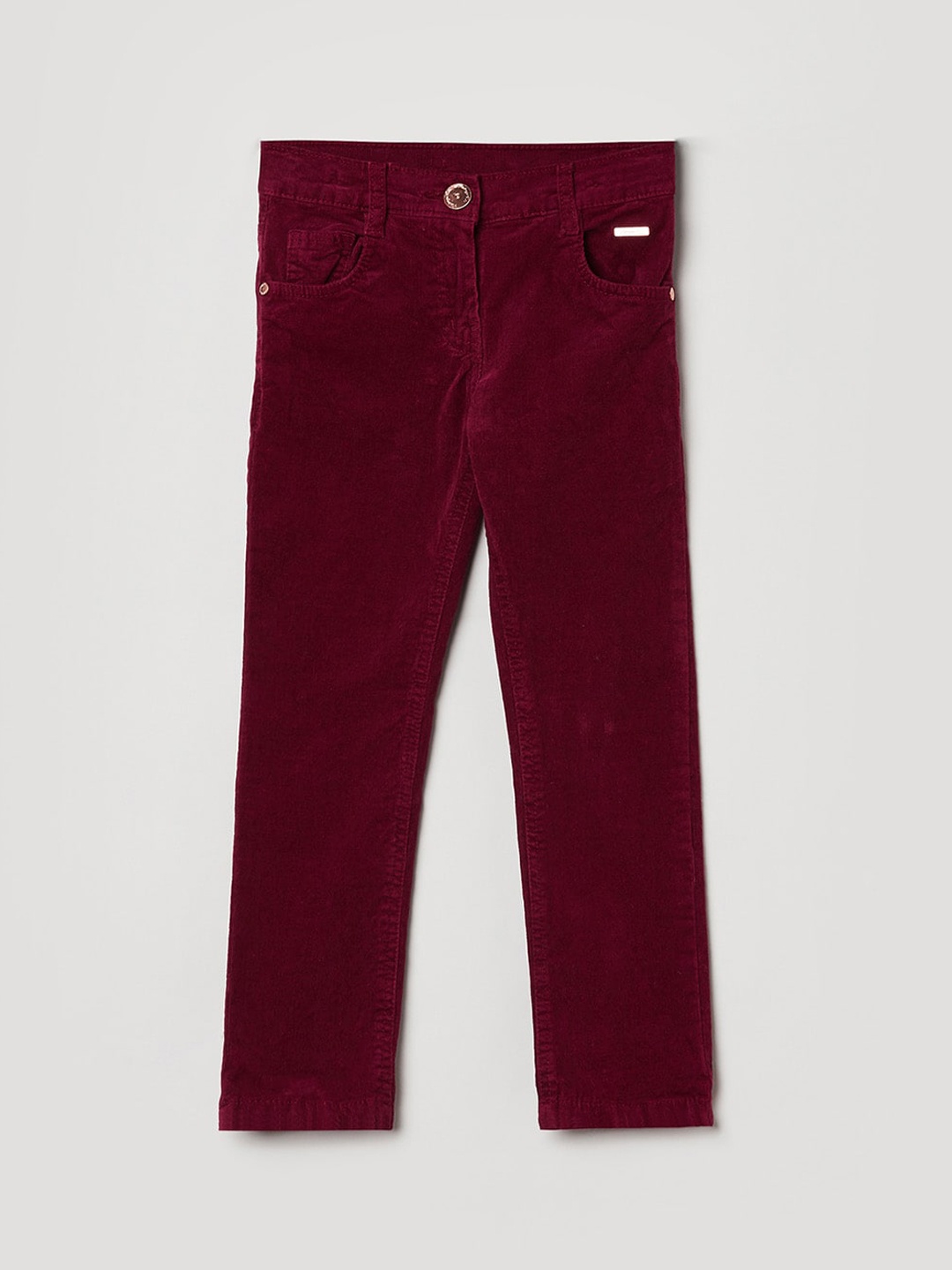 

max Girls Burgundy Trousers