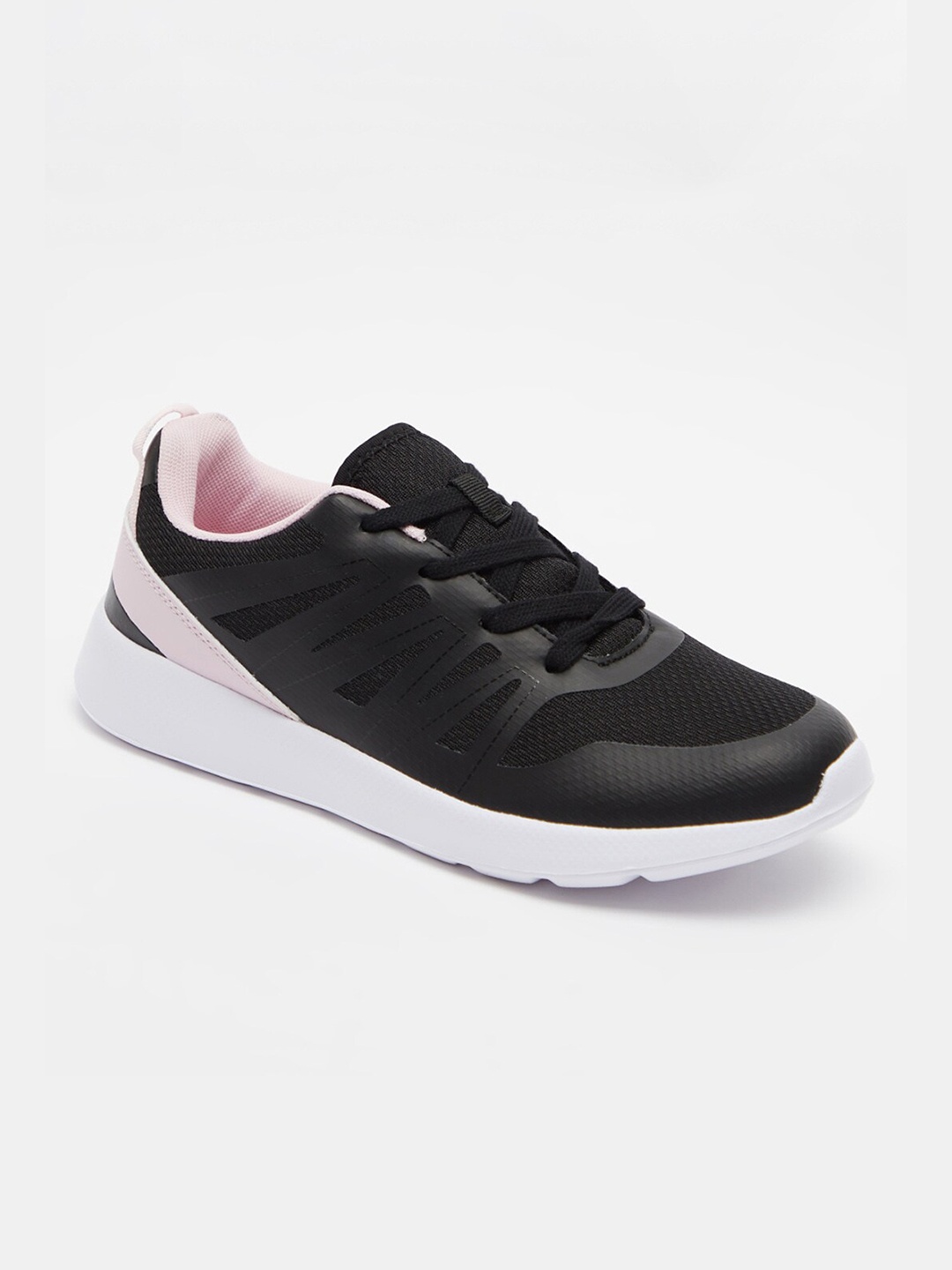 

shoexpress Women Black Running Non-Marking Shoes