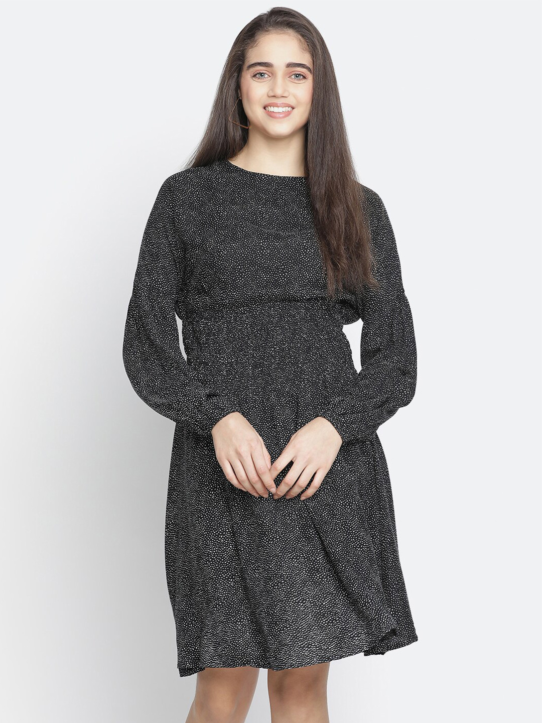 

Oxolloxo Black Crepe Dress