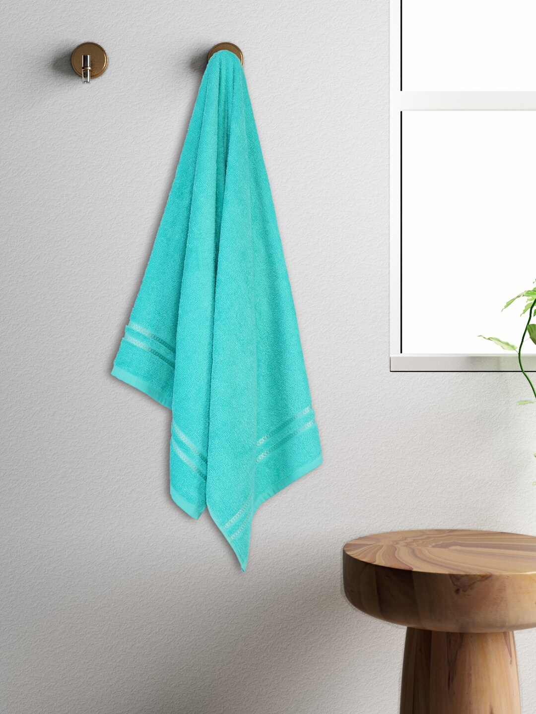 

Welspun Green Solid 380 GSM Pure Cotton Bath Towels