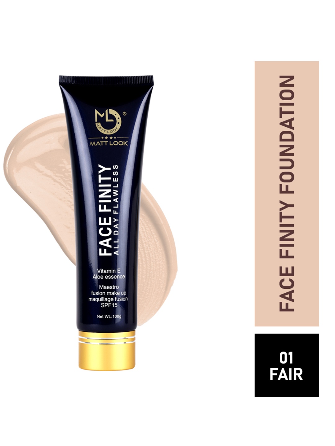 

MATTLOOK Face Finity Foundation with SPF 15 - Fair, Nude