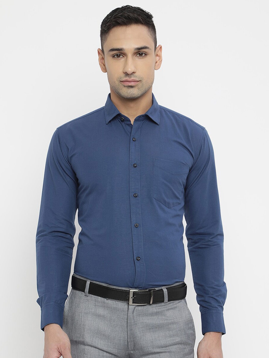 

V2 Value & Variety Men Blue Formal Shirt