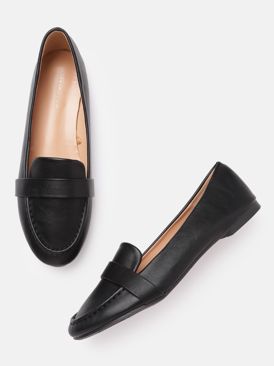 

Allen Solly Women Black Solid Ballerinas