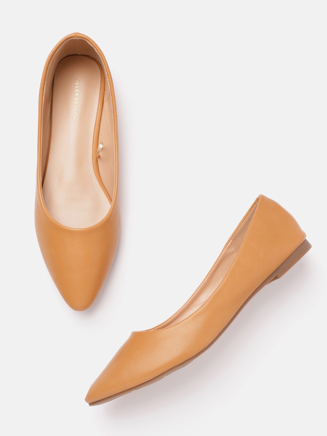 

Allen Solly Women Tan Brown Solid Ballerinas