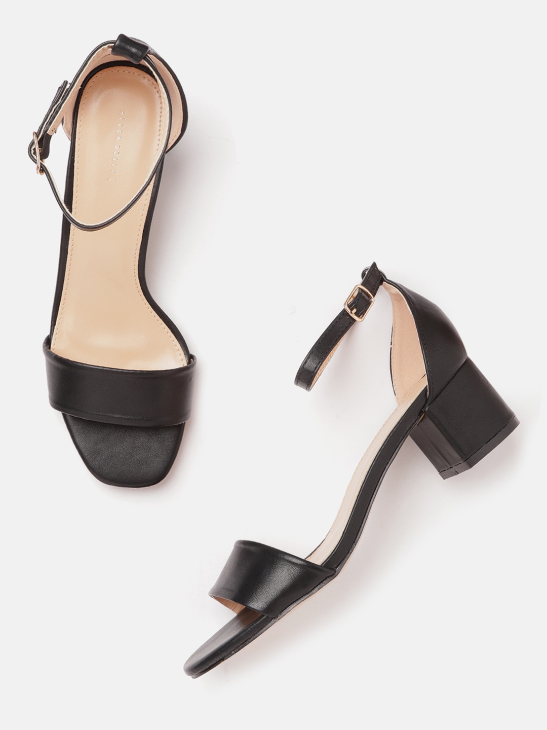 

Allen Solly Women Black Block Heels