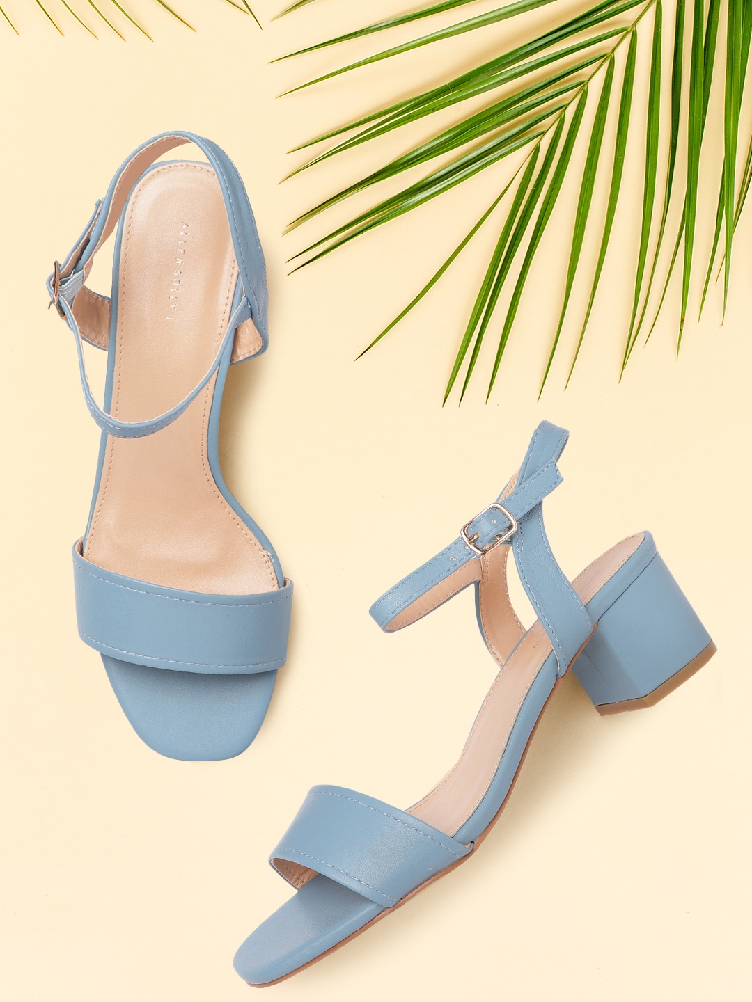 

Allen Solly Women Blue Block Heels
