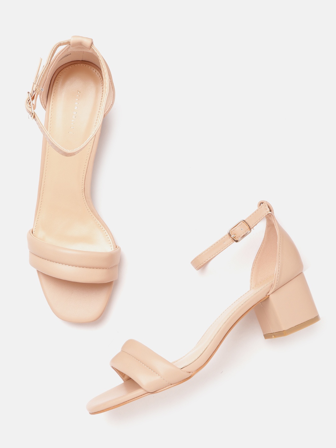 

Allen Solly Women Beige Block Heels