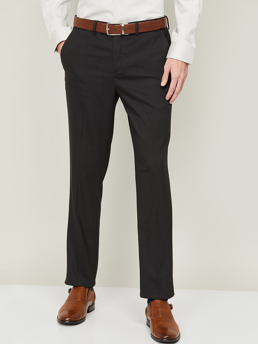 

CODE by Lifestyle Men Grey Trousers
