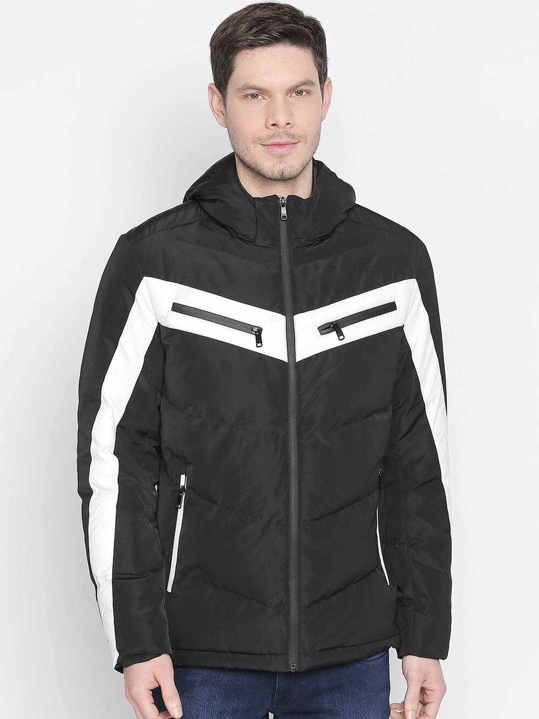 

Basics Men Black Puffer Jacket