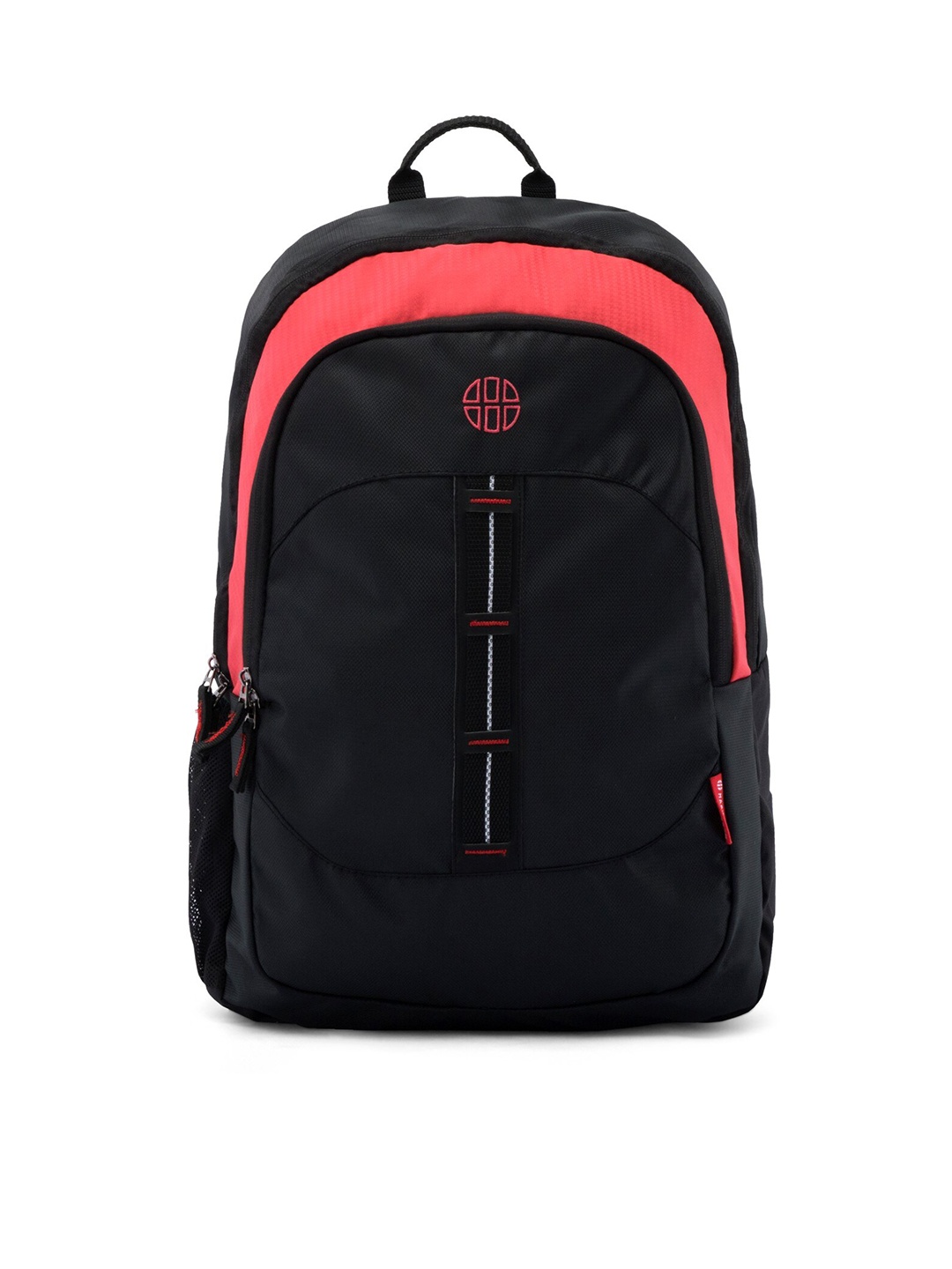 

Harissons Unisex Black & Red Colourblocked Backpack
