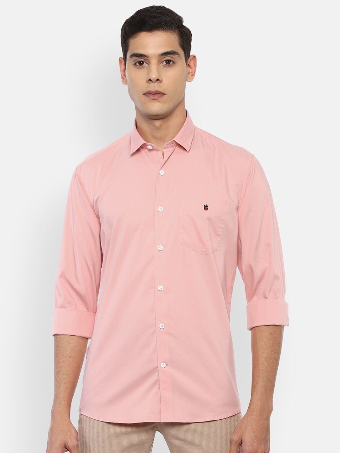 

Louis Philippe Sport Men Pink Slim Fit Casual Shirt