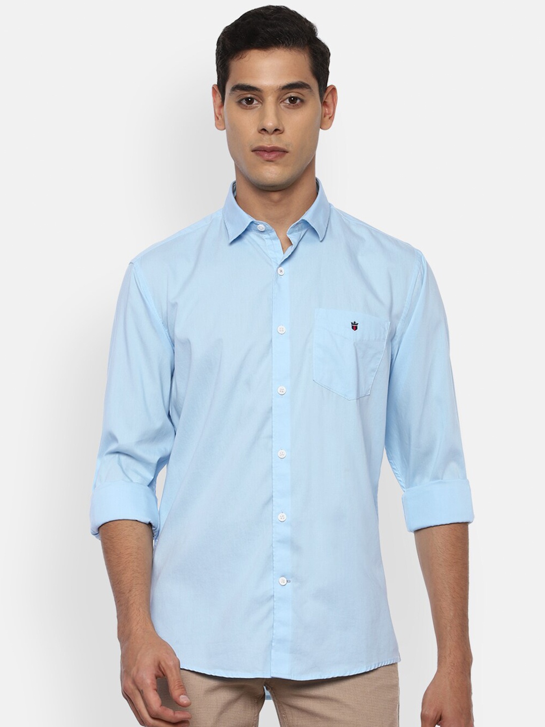 

Louis Philippe Sport Men Blue Slim Fit Cotton Casual Shirt