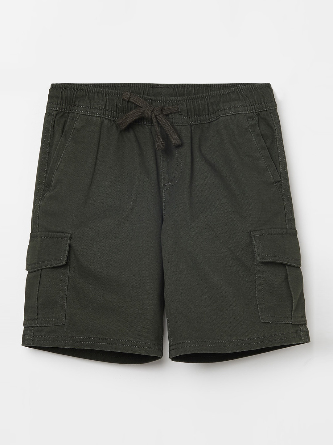 

Fame Forever by Lifestyle Boys Olive Green Cargo Shorts