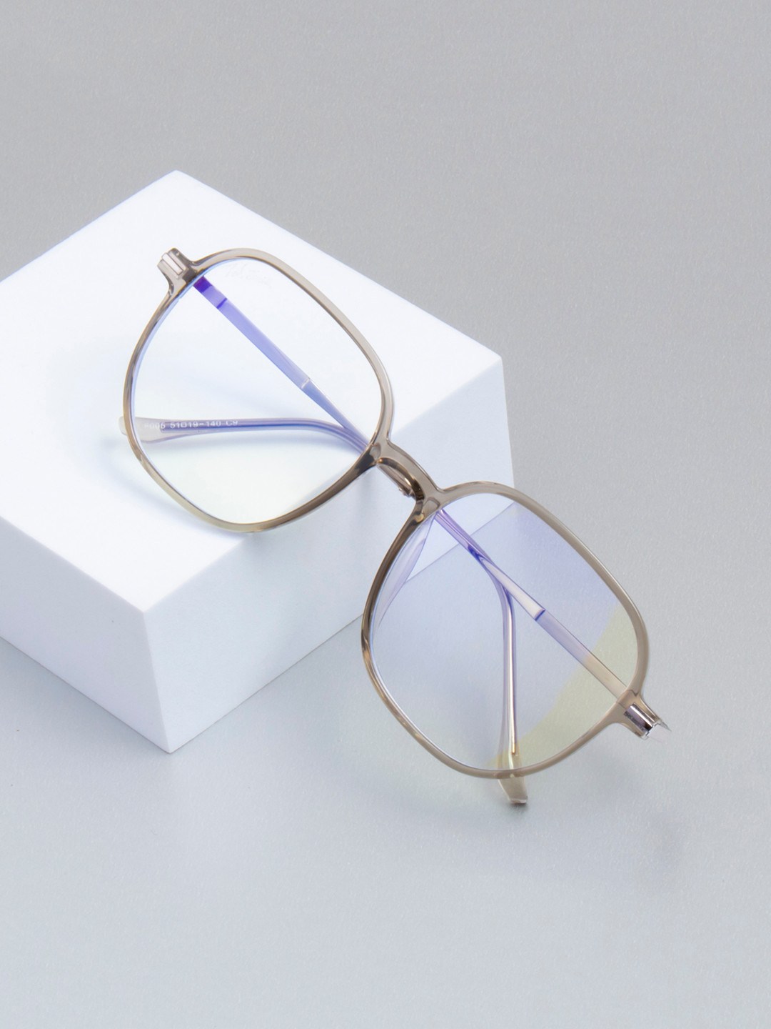 

Ted Smith Unisex Grey Full Rim Round Frames