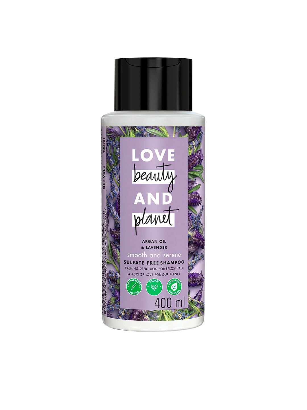 

Love Beauty & Planet Argan Oil and Lavender Shampoo for Frizzy Hair - 400ml, Purple