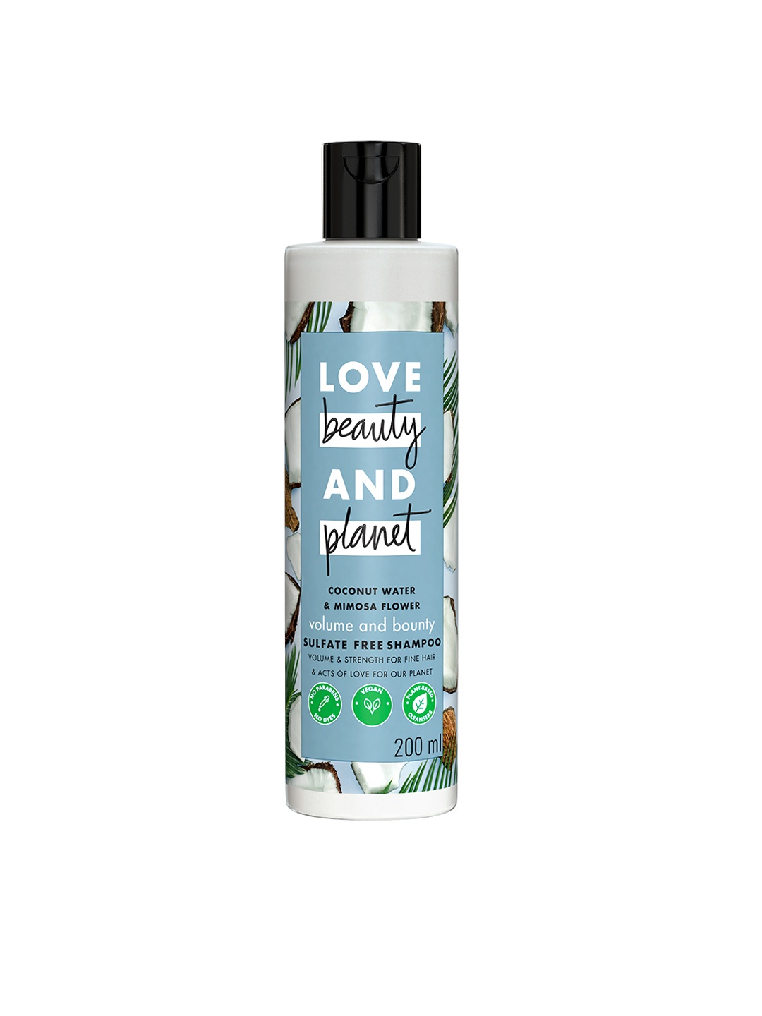 

Love Beauty & Planet Coconut Water & Mimosa Flower Shampoo For Volume - 200 ml, Blue