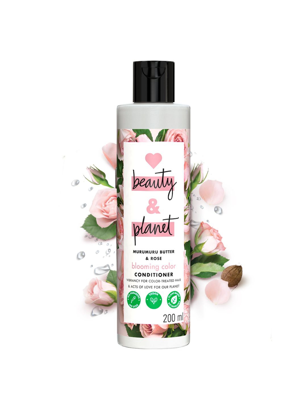 

Love Beauty & Planet Murumuru Butter and Rose Blooming Colour Conditioner 200 ml, Pink