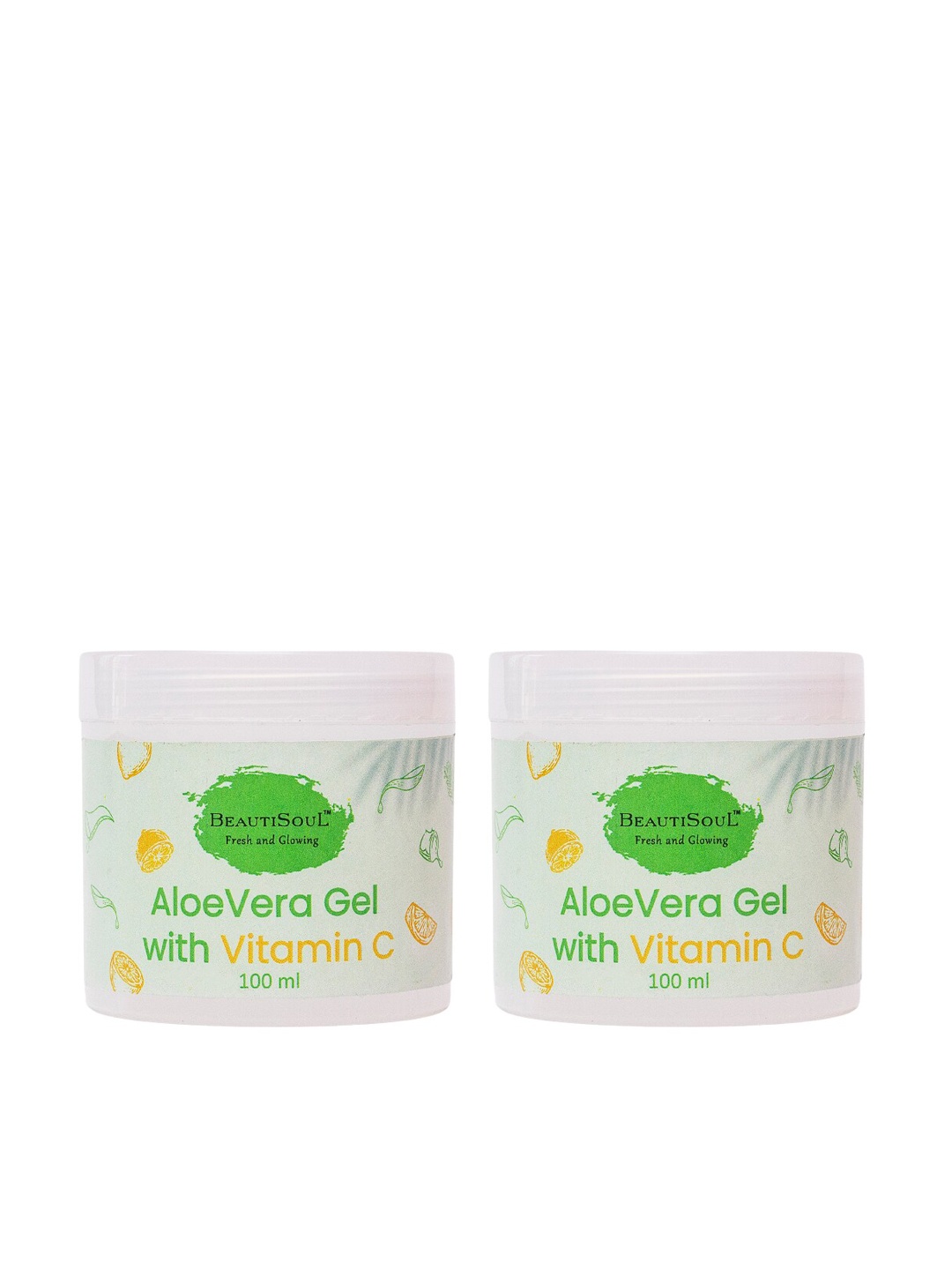 

Beautisoul Pack of 2 Aloe Vera Gel with Vitamin C, White