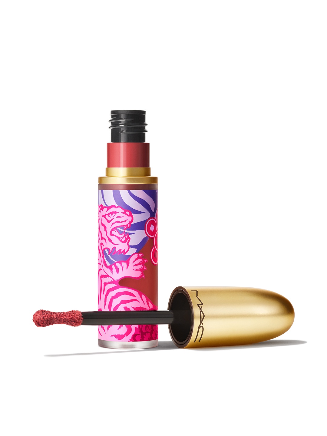 

M.A.C Powder Kiss Liquid Lip Colour 5 ml - Luck Be A Lotus, Nude
