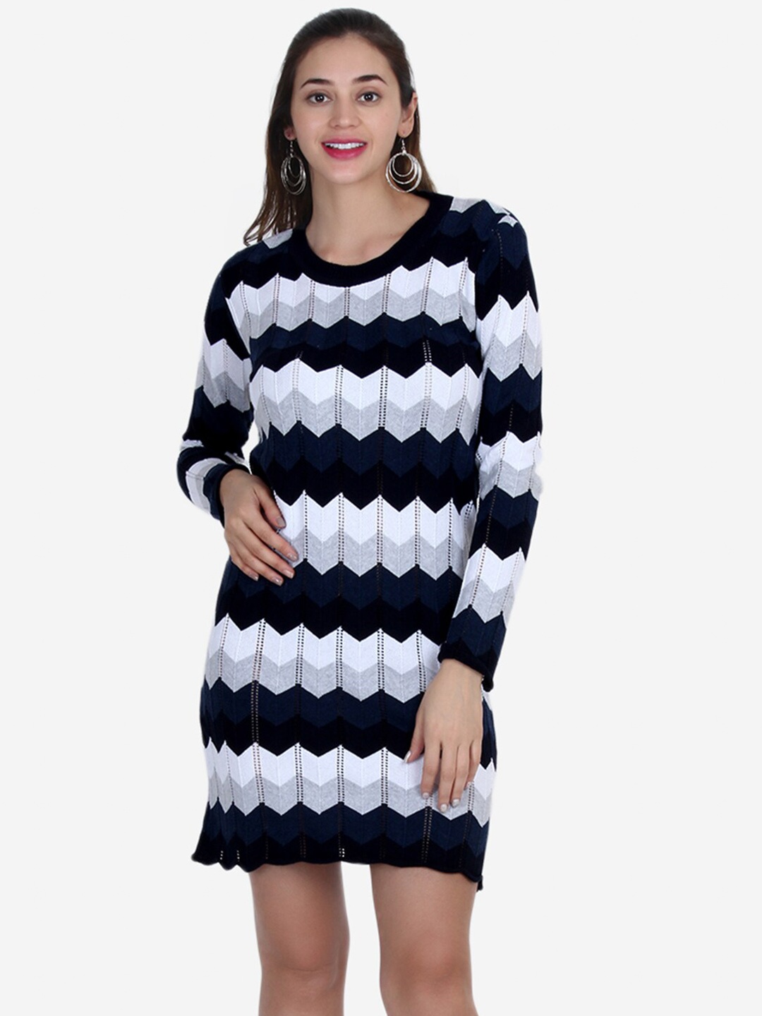 

JoE Hazel Women Navy Blue Sweater Dress