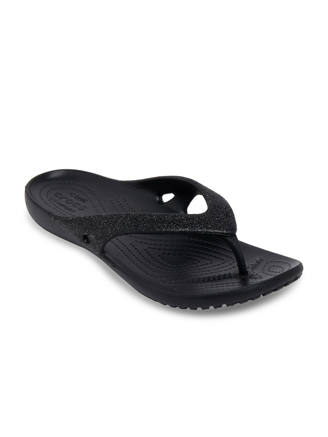 

Crocs Kadee Women Black Thong Flip-Flops