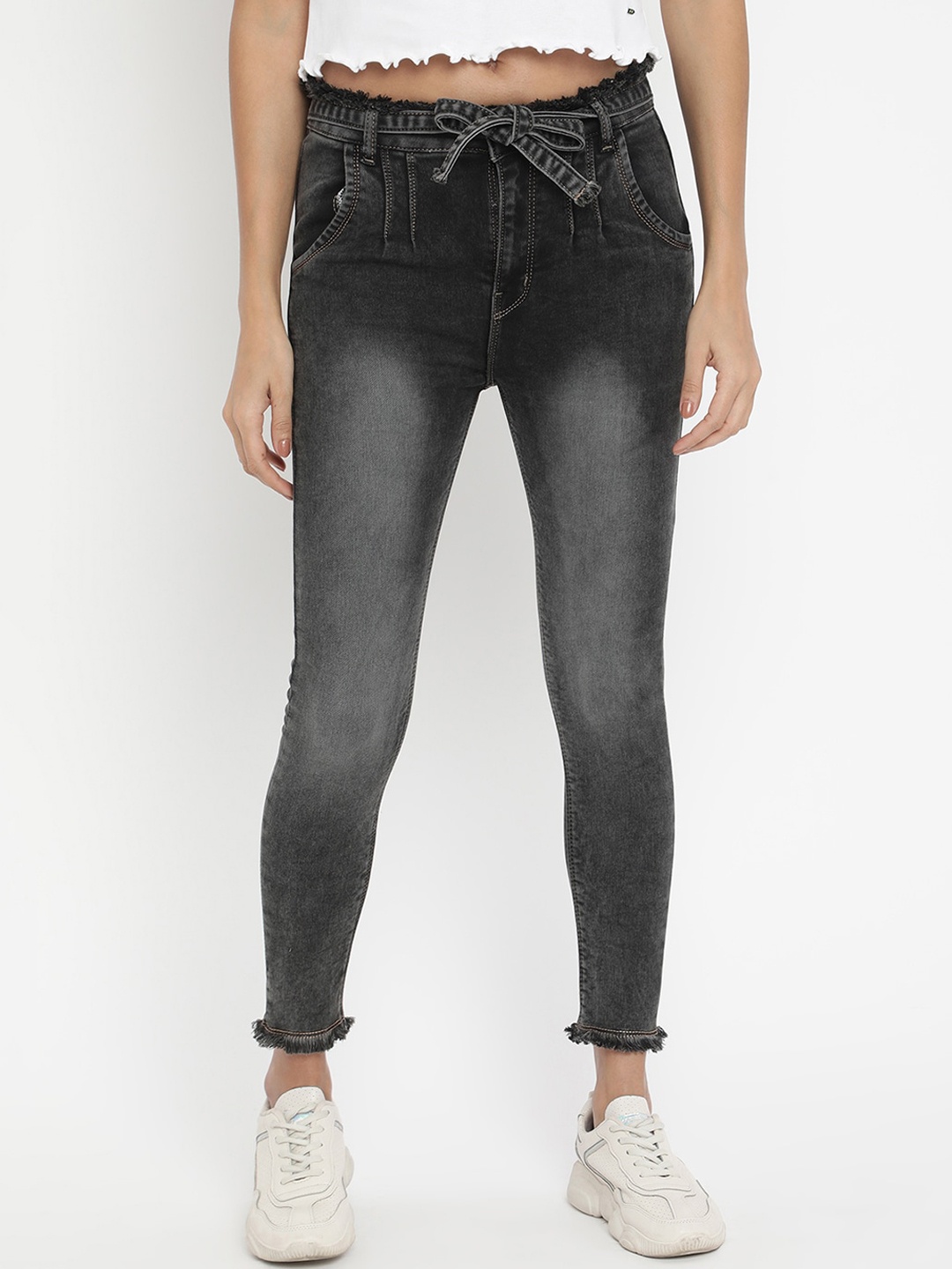 

V2 Value & Variety Women Grey Heavy Fade Jeans