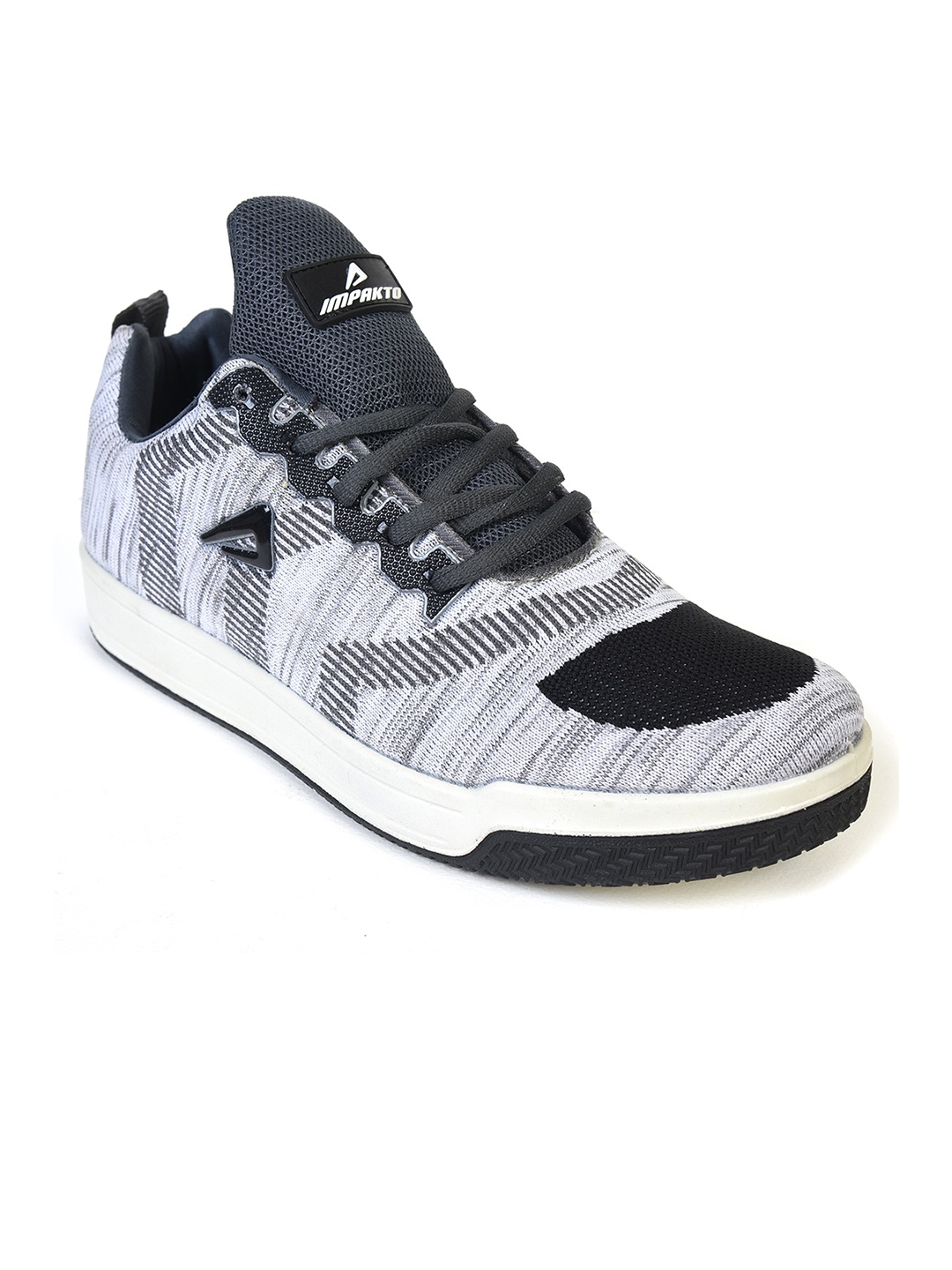 

IMPAKTO Men Black Running Non-Marking Shoes